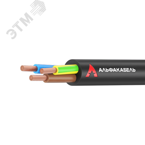 Изображение товара Провод ПВСнг(А)-LS 5х2.5 черный ТРТС (м)