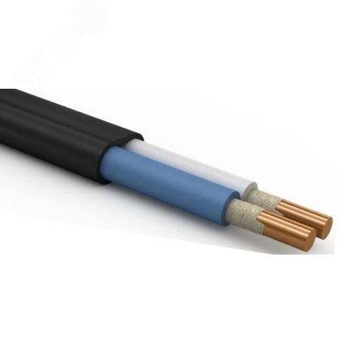 Кабель силовой  ВВГ-Пнг(А)-FRLS 2х1,5 ок(N) 0,66  100м ТРТС - фото 1
