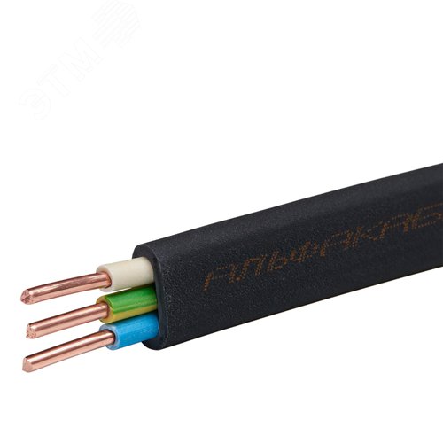 Кабель силовой ВВГп-НГ(А)LS 3х2.5   бухта 20м ТРТС - фото 1