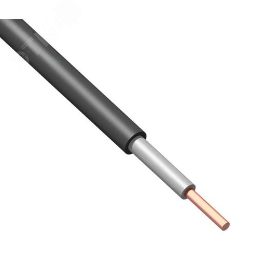 Кабель силовой ВВГнг(А)-LS 1х6ок-0,66 ЧЕРНЫЙ 100м  ТРТС - фото 1