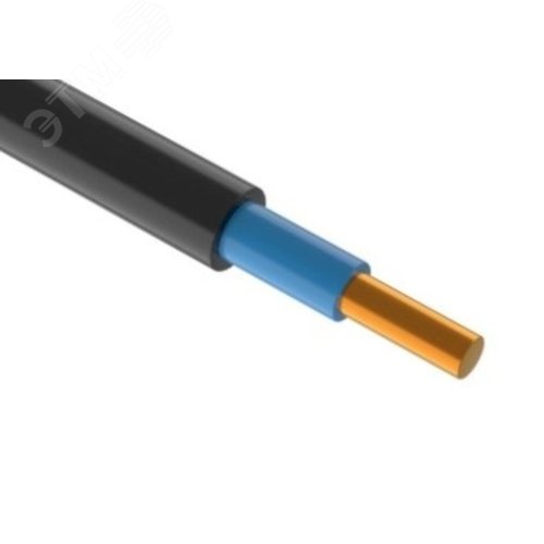 Кабель силовой ВВГнг(А)-LS 1х4ок(N)-0,66 СИНИЙ  100м  ТРТС - фото 1