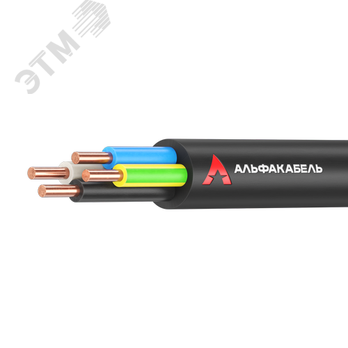 Кабель силовой ВВГнг(А)-LSLTX 4х4-0,66 барабан ТРТС - фото 1
