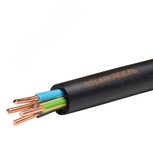 Кабель силовой ВВГнг(А)-LSLTX 4х6-0,66 барабан ТРТС - фото 1