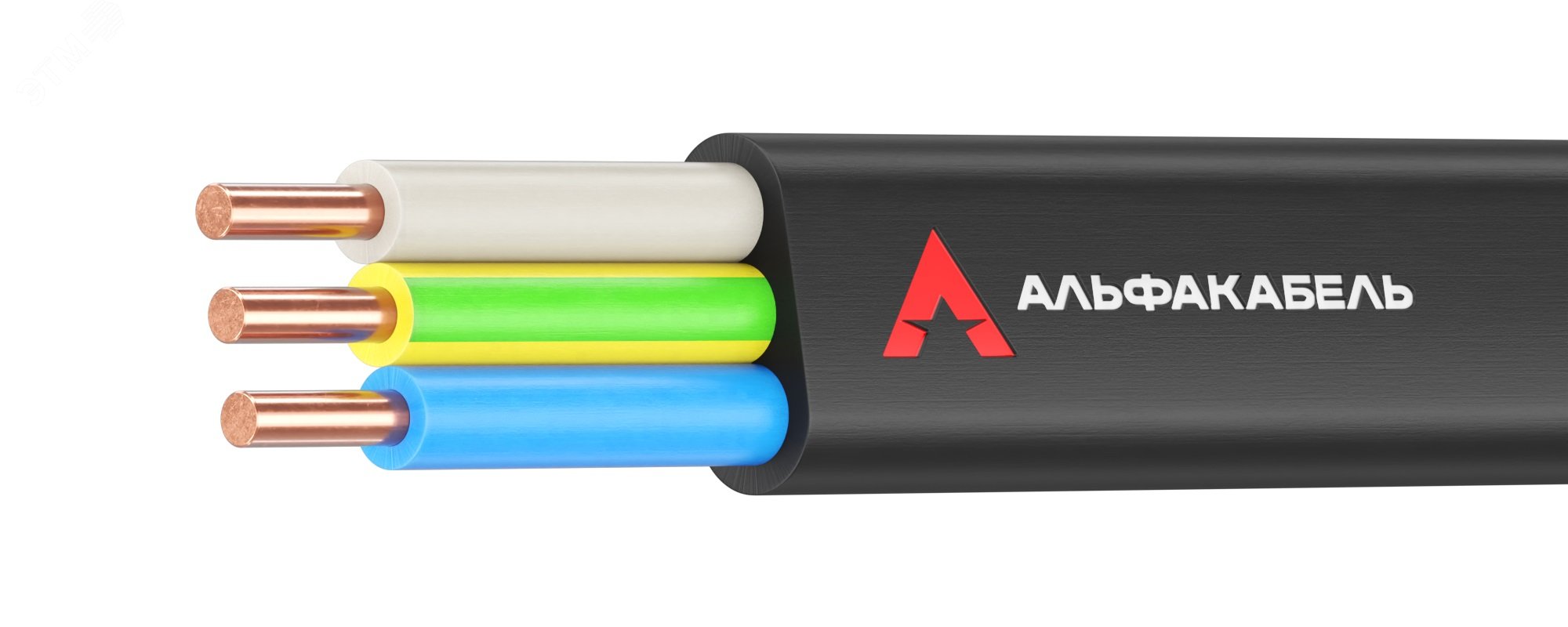 Изображение товара Кабель силовой ВВГп-нг(А)-LS 3х2.5 барабан 660В