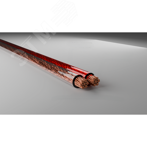 Изображение товара Кабель акустический TLgYp/MFR 2x2.50 прозрачный Польша (м)