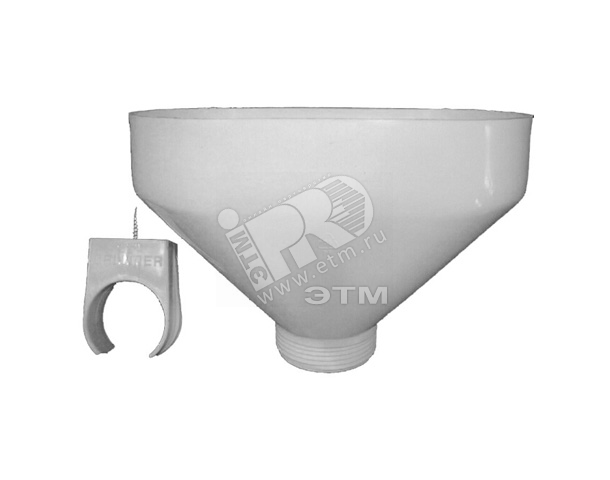 Изображение товара Капельная воронка 170x92 мм с резьбой 6/4' для канализации и мойки
