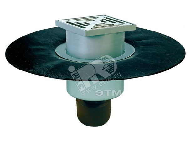 Изображение товара Трап вертикальный 317H 150х150 мм с гидрозатвором 60 мм