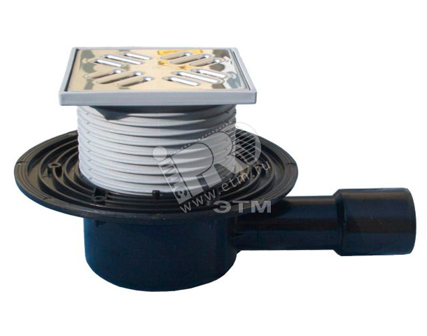 Изображение товара Горизонтальный трап с решеткой 510N DN40/50, стойкий к коррозии, в австрийской сборке