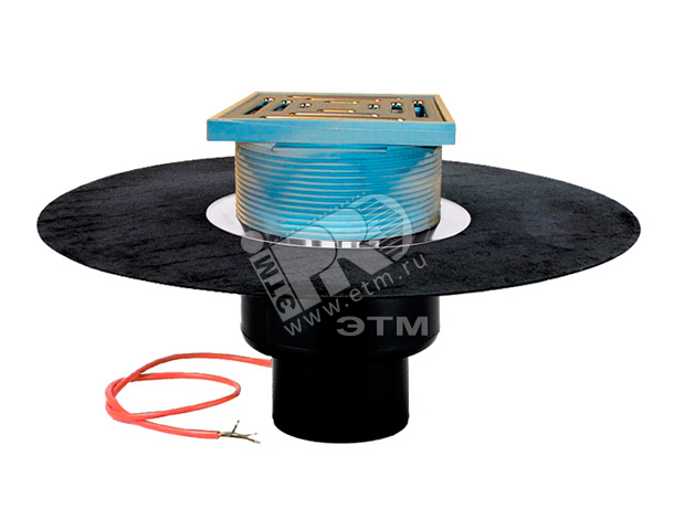 Изображение товара Кровельная воронка 62.1 BH/1 с теплоизоляцией и электрообогревом 110 мм