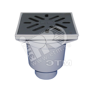 Изображение товара Трап вертикальный 606/1 с чугунной решеткой и незамерзающим затвором Q=4.2л/с, максимальная нагрузка 7т. DN110 (шт)