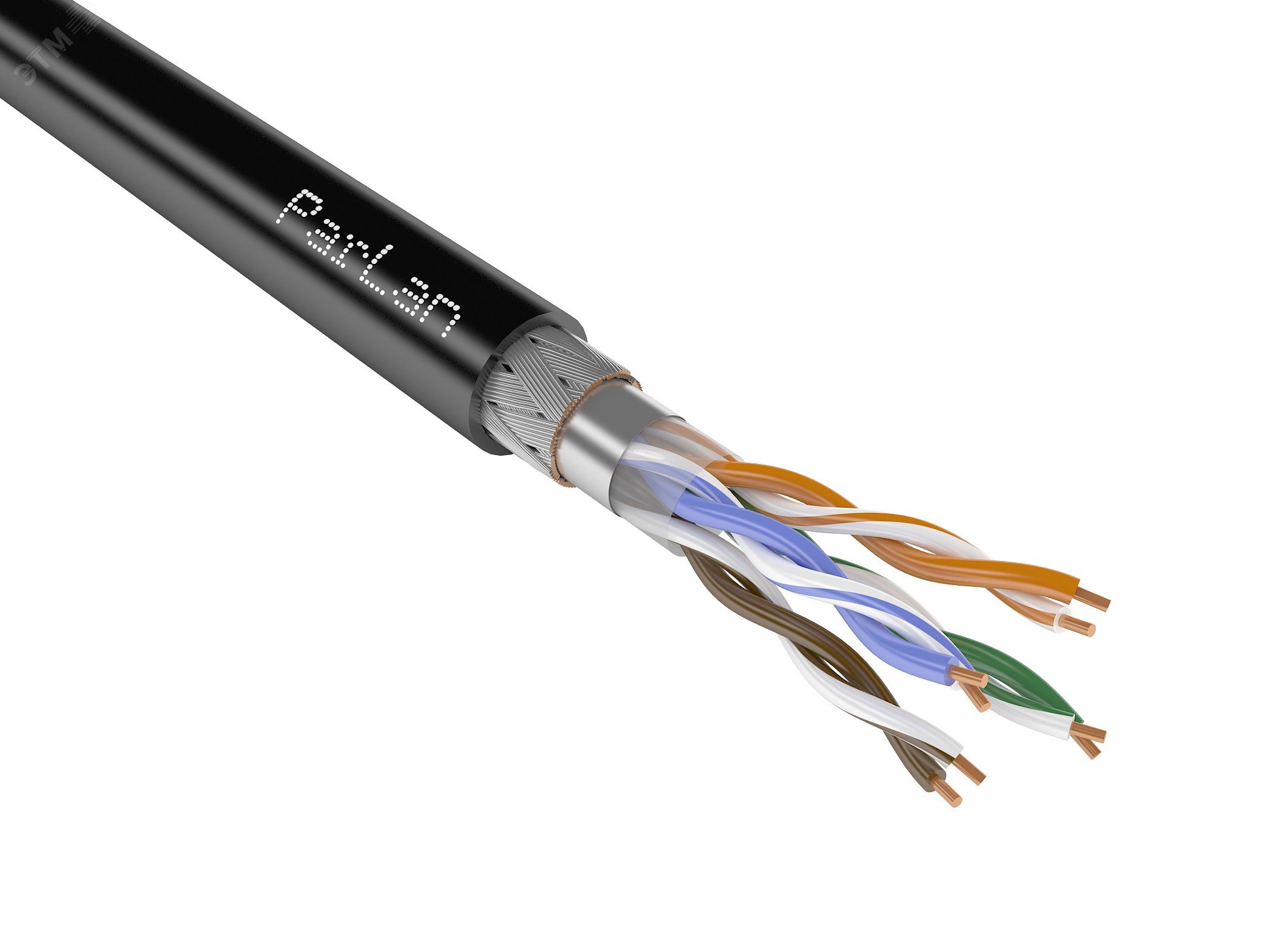 Изображение товара Витая пара ParLan SF/UTP Cat 5e PE 4х2х0.52 (м)