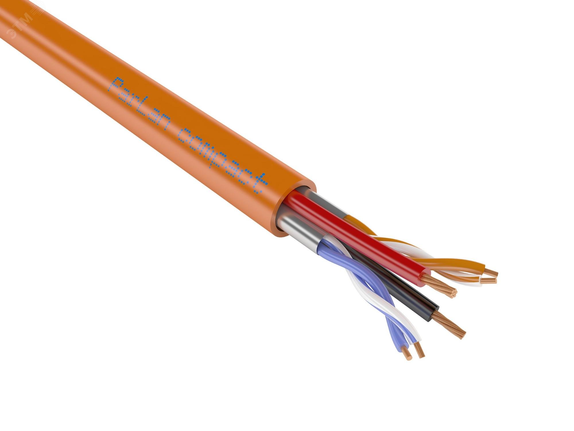 Кабель (провод) ParLan compact F/UTP Cat5e ZH нг(А)-HF 2х2х0.52mm+2х0 ...