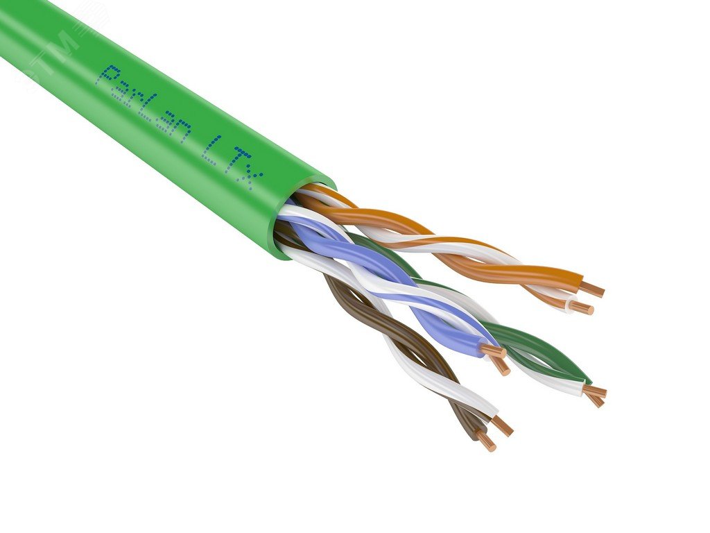 Изображение товара Витая пара ParLan U/UTP Cat 5e PVCLSнг(A)-FRLSLTx 4х2х0.52 (м)