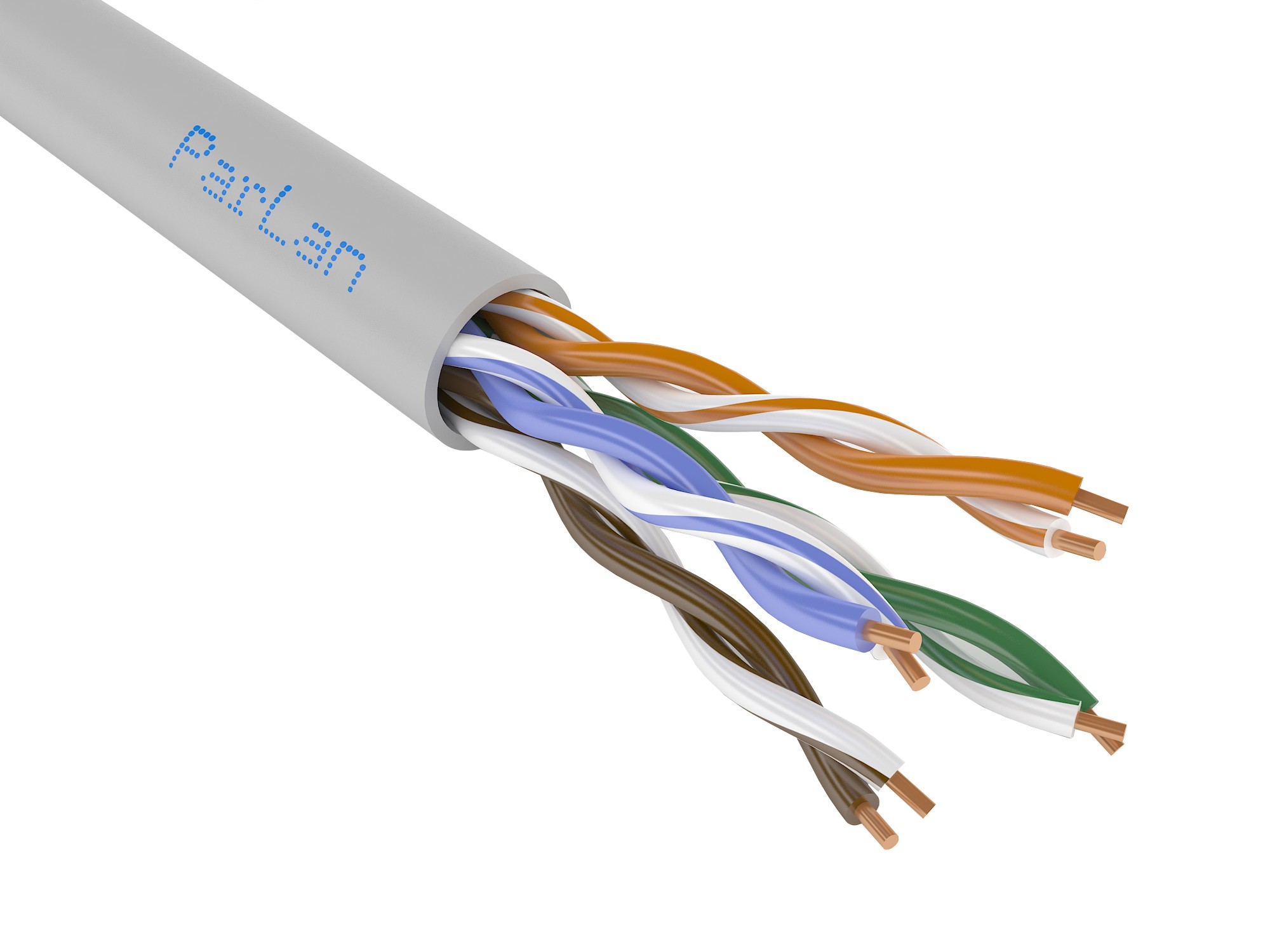 Витая пара ParLan U/UTP Cat 5e 4х2х0.52 PVC