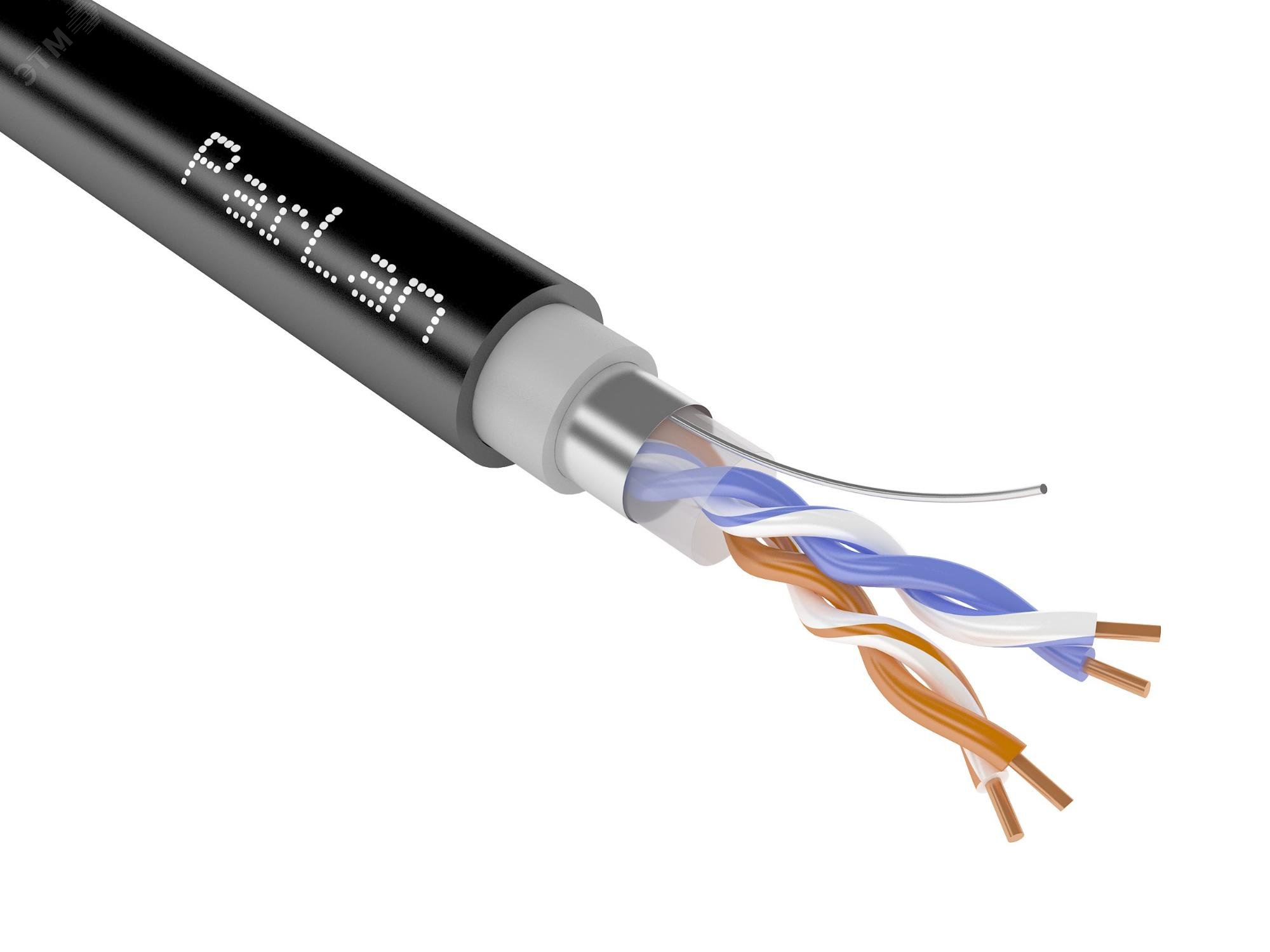 Изображение товара Витая пара ParLan F/UTP Cat 5e 2х2х0.52 PVC/PE (м)