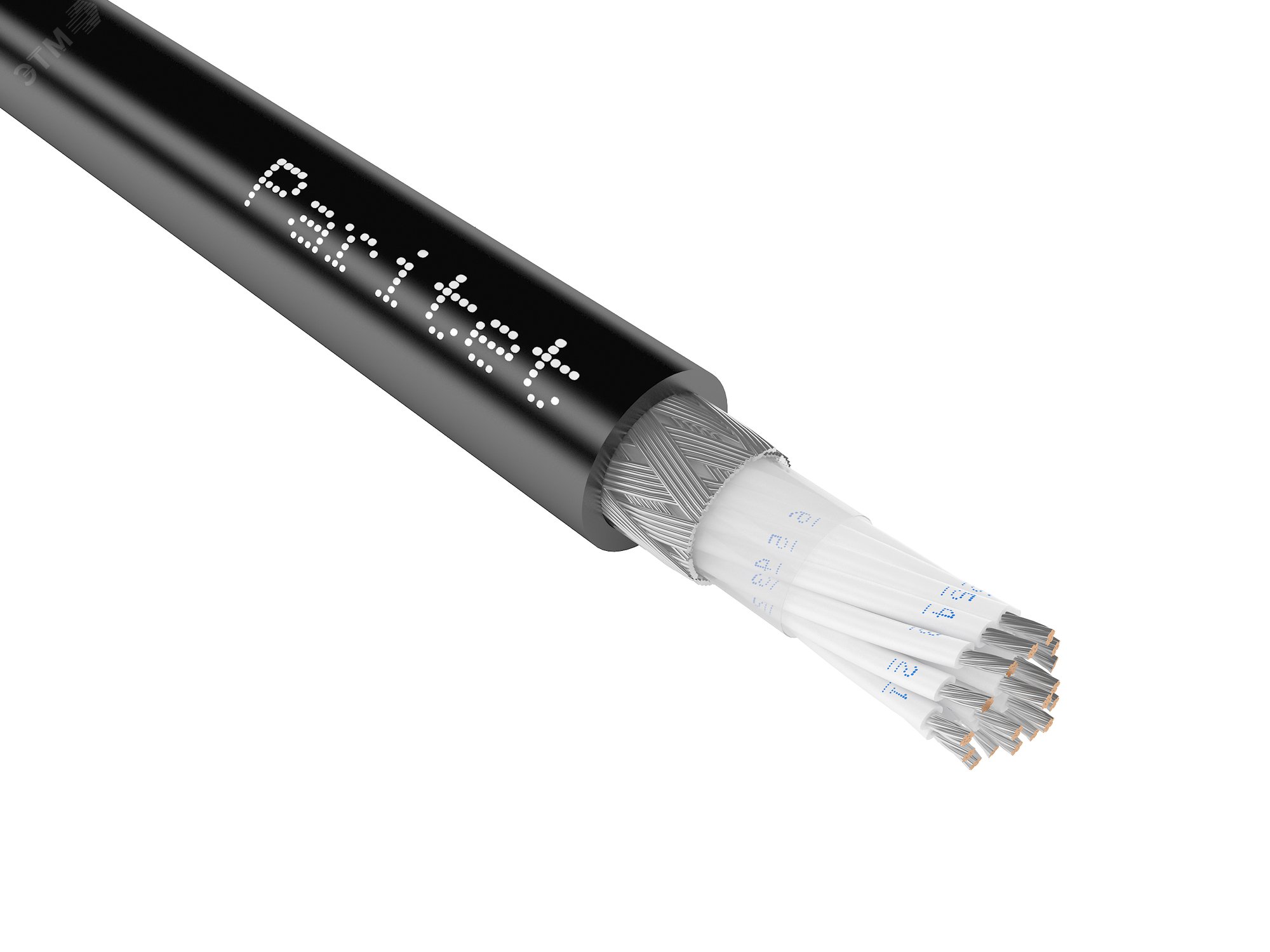 Изображение товара Кабель КДПЭПГМнг(А)-HF 10х1,00 гибкий инструментальный