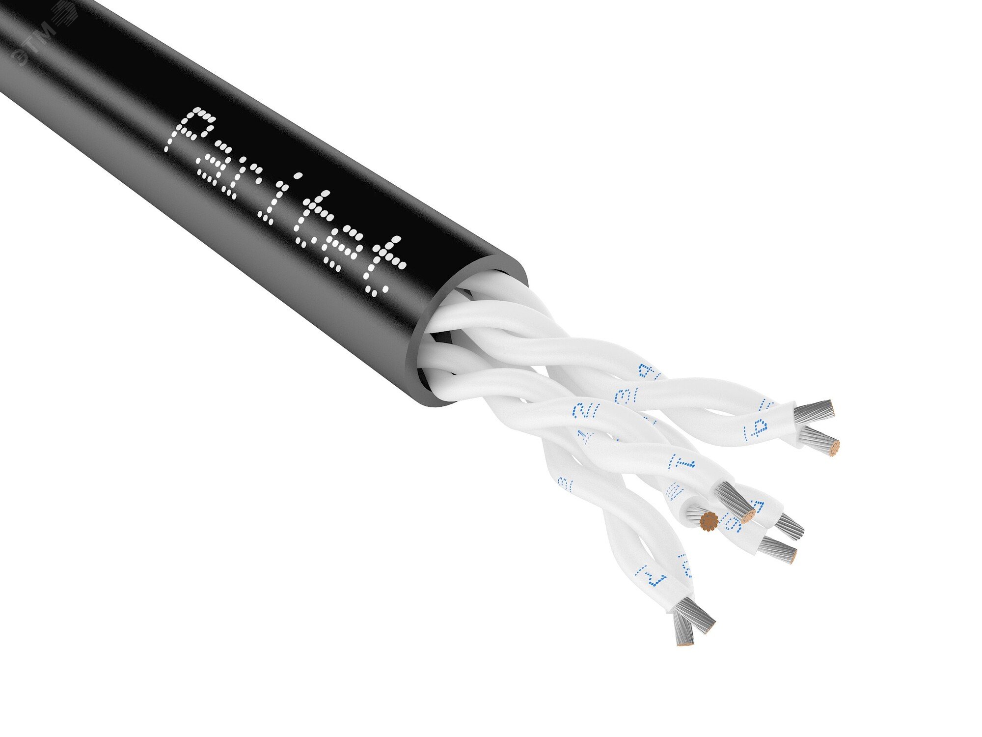 Изображение товара Кабель КДППГнг(А)-HF 1х2х0,75 медь гибкий с термопластичной изоляцией