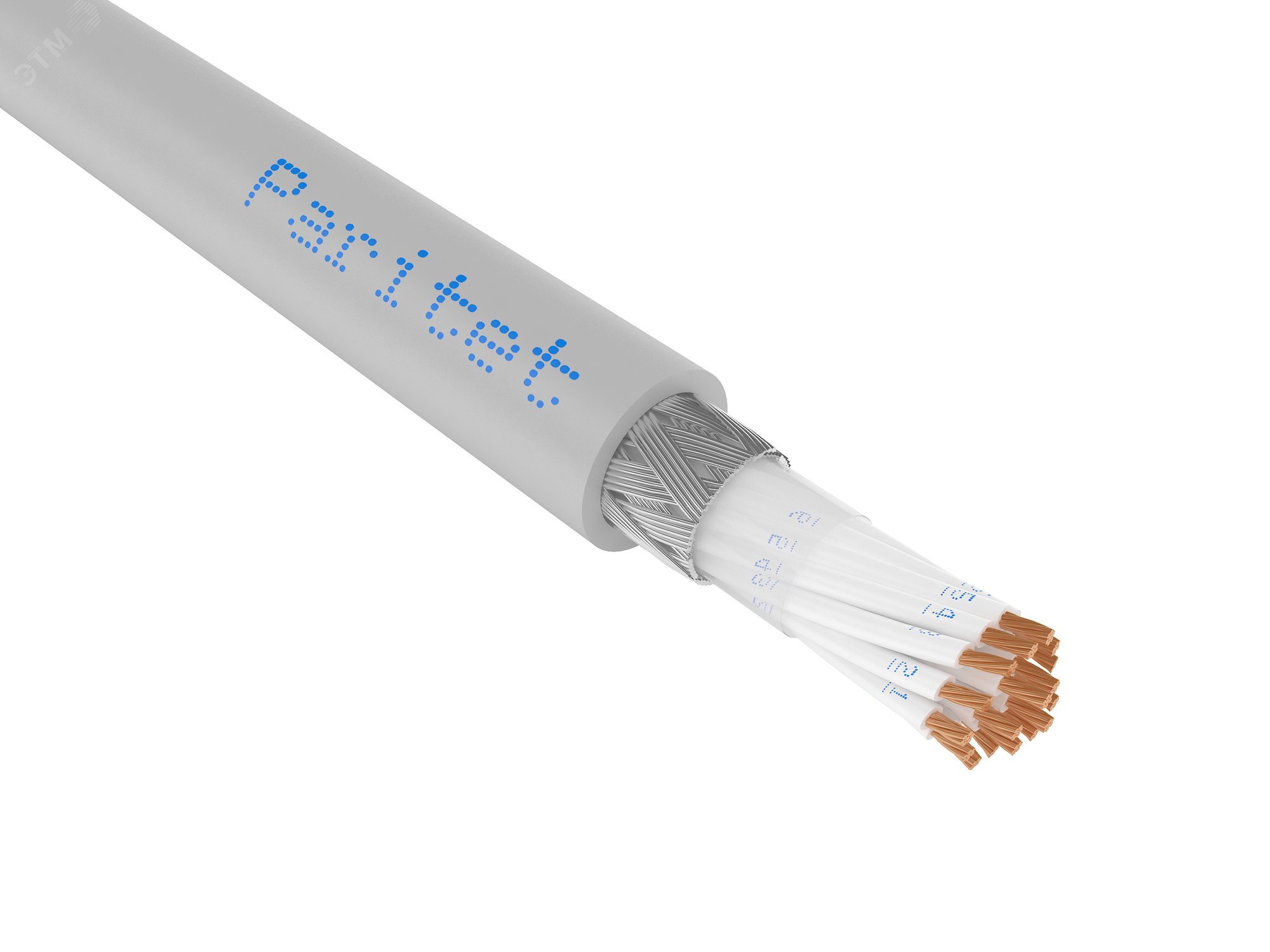 Изображение товара Гибкий инструментальный кабель КДВЭВГ 15х0,25 300 В 15 жил ПВХ Россия