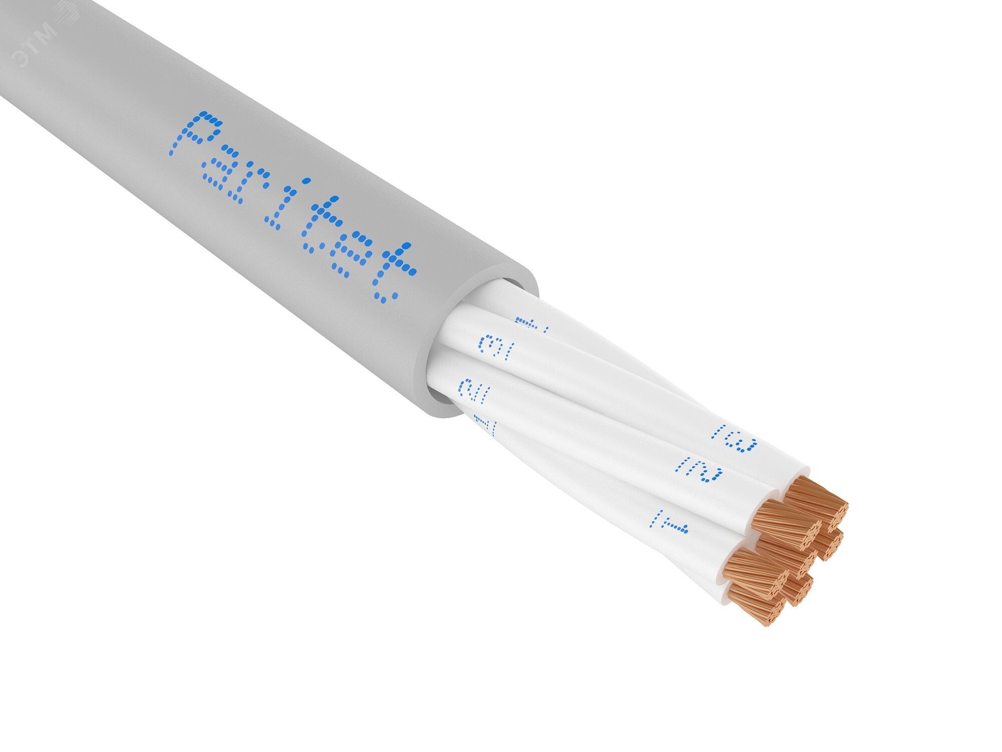 Изображение товара Кабель КДВВГнг(А)-LS 8х0,20 для внутренней прокладки, 8 жил по 0,2 мм.кв, Россия