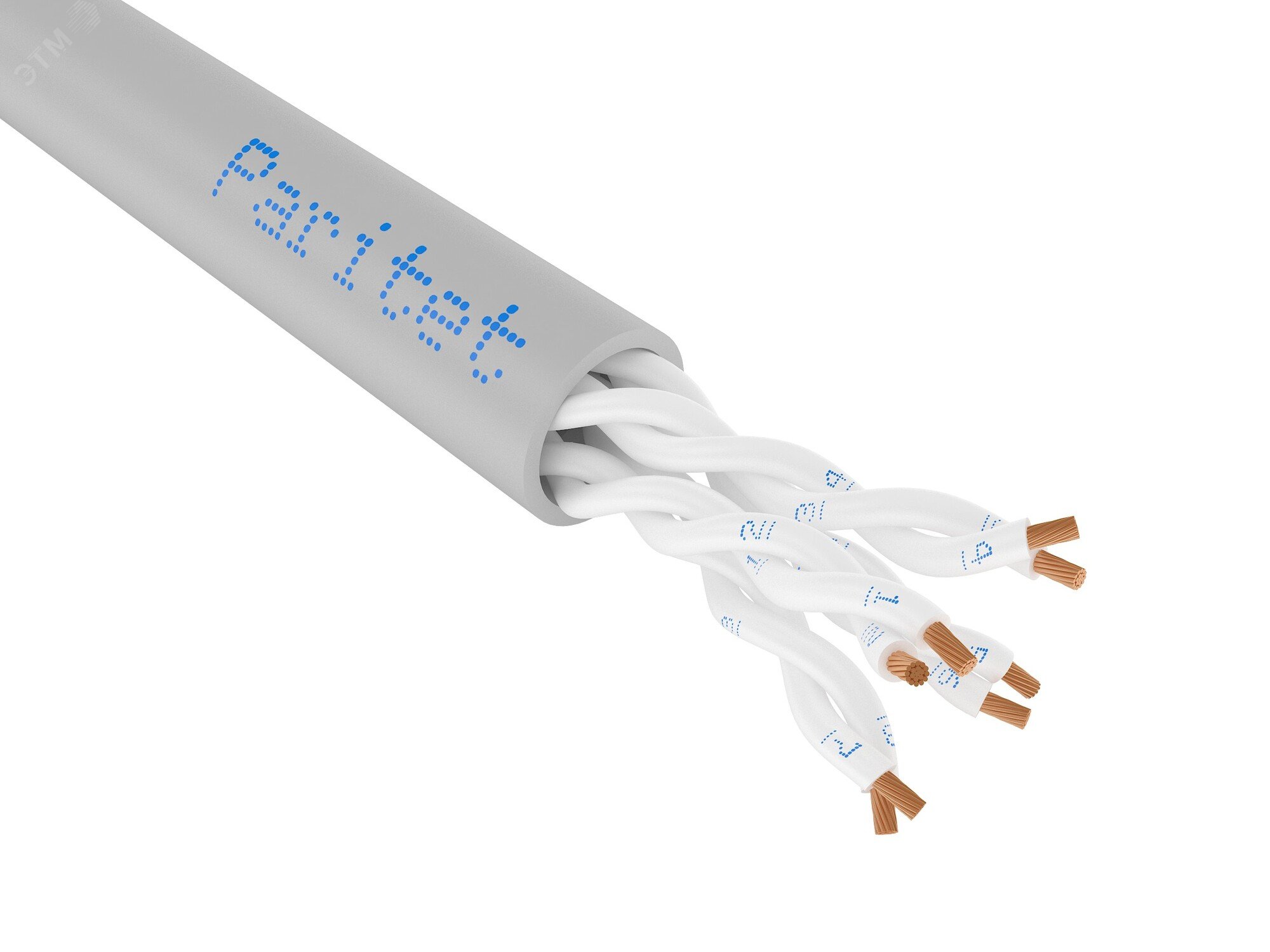 Изображение товара Кабель (провод) КДВВГ 1х2х0,14 цвет. марк. (м)