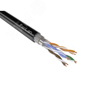 Изображение товара Витая пара ParLan SF/UTP Cat 5e PE 4х2х0.52 (м)
