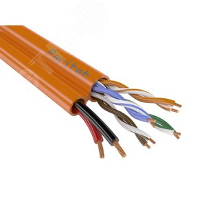 Изображение товара Витая пара ParLan combi F/UTP2 Cat 5e ZH нг(А)-HF 2х1.50 (м)