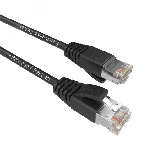 Изображение товара Патч-корд F/UTP Cat 5e ZH 4х2х0,48 Flex 3м черный (шт)
