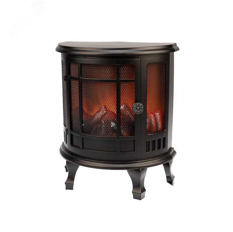 Изображение товара Светодиодный камин Винтаж мини с эффектом живого огня и USB черный