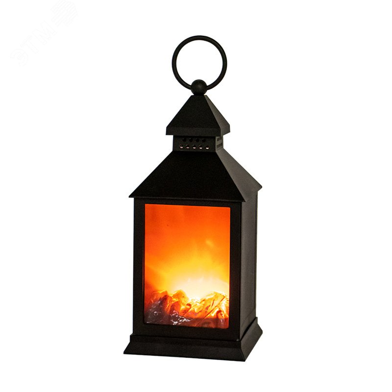 Изображение товара Светодиодный камин Волшебный фонарь с эффектом живого огня 11х11х24,5 см