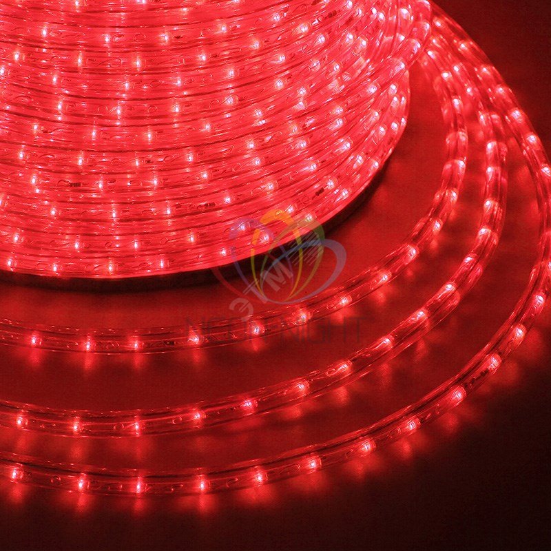 Дюралайт LED, постоянное свечение 2W - красный, 36 LED/м, 100 м 121-122 Neon-Night
