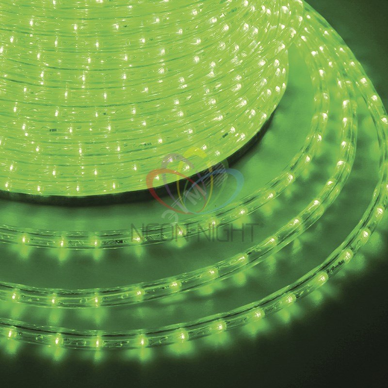 Дюралайт LED, постоянное свечение 2W - зеленый, 30 LED/м, 100 м 121-124-6 Neon-Night