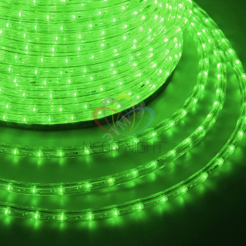 Дюралайт LED, постоянное свечение 2W - зеленый, 36 LED/м, 100 м 121-124 Neon-Night