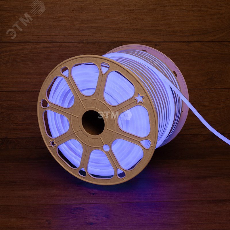 Изображение товара Гибкий LED неон SMD 8x16 мм синий 100 м Neon-Night для интерьерной и архитектурной подсветки