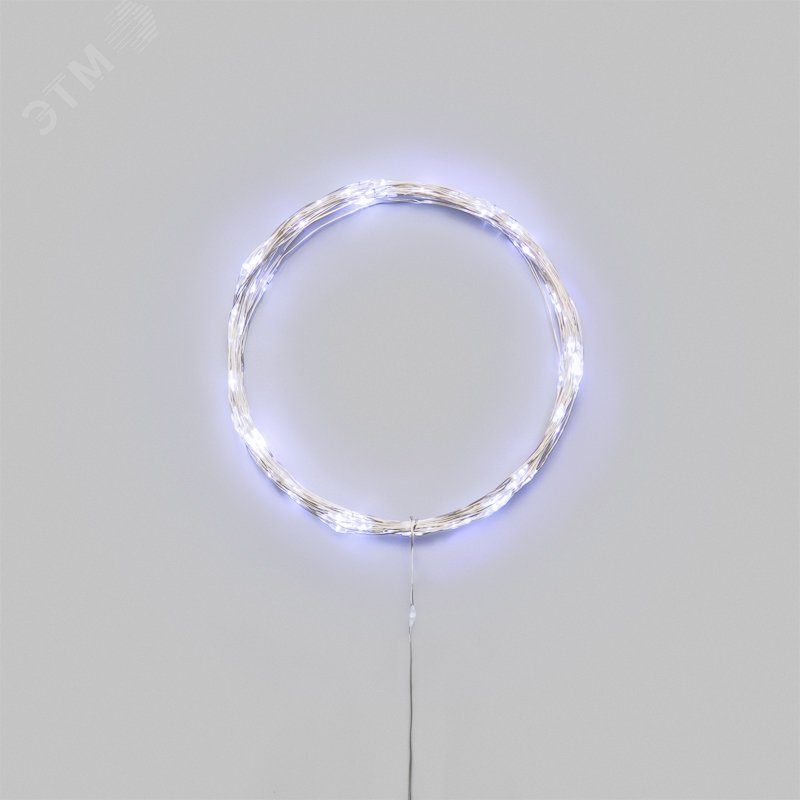 Изображение товара Гирлянда светодиодная Роса 10м 100 LED БЕЛЫЙ IP20 3хАА (в комплект не входят) (шт) Изображение товара Гирлянда светодиодная Роса 10м 100 LED БЕЛЫЙ IP20 3хАА (в комплект не входят) (шт)