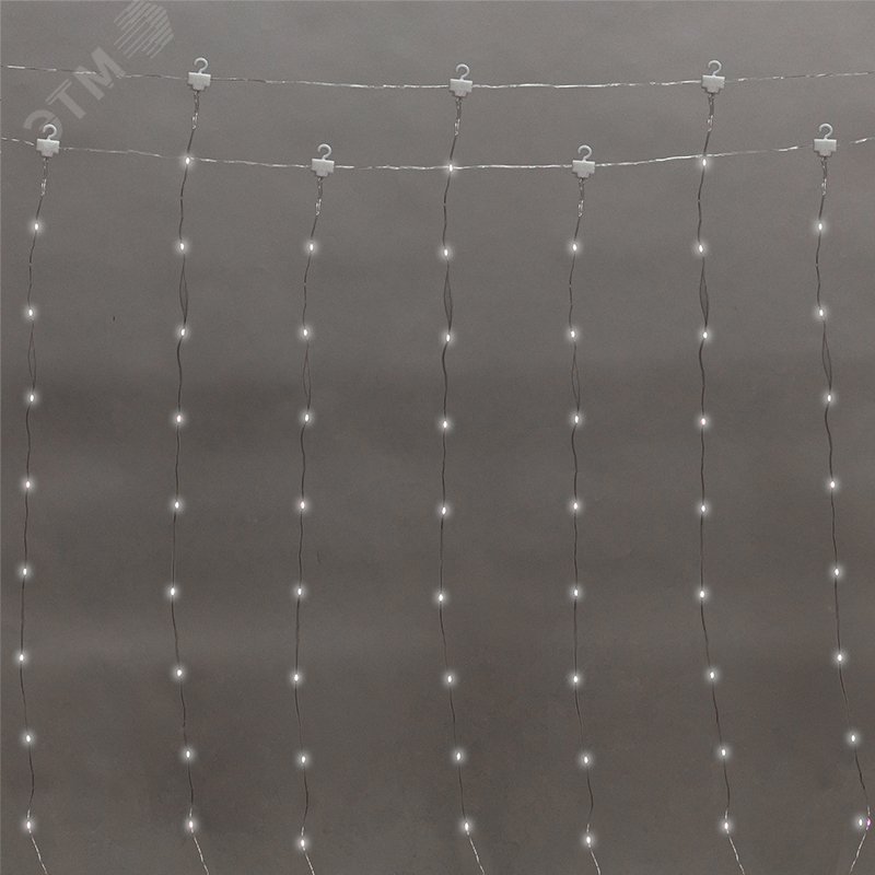 Изображение товара Гирлянда Светодиодный дождь из росы 3м белый USB пульт управления