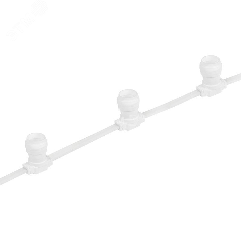 Изображение товара Гирлянда Belt-Light 2 жилы шаг 15 см влагостойкая IP65 патроны e27