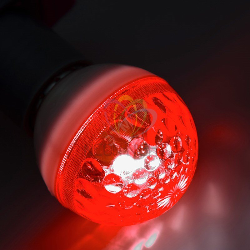 Лампа строб e27 50 мм красная 411-122 Neon-Night