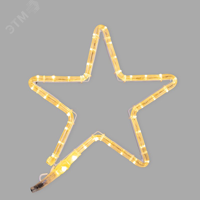 Изображение товара Фигура Звездочка тёплый белый 30x28 см светодиодное украшение