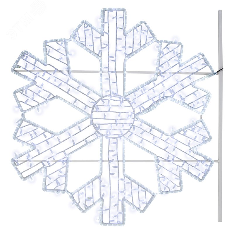 Изображение товара Фигура световая Снежинка 125х120 см, 200 LED, IP65, свечение белый (шт)