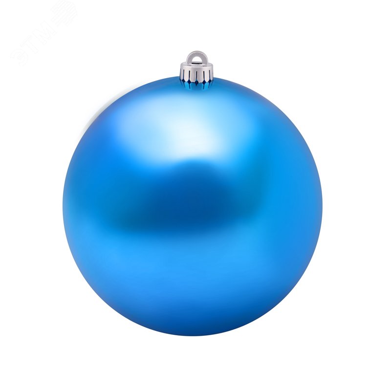 Изображение товара Фигура ёлочная Шар, 20 см, синий глянцевый (шт)