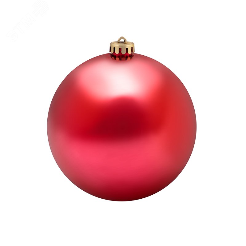 Изображение товара Фигура ёлочная Шар 20 см, красный матовый (шт)