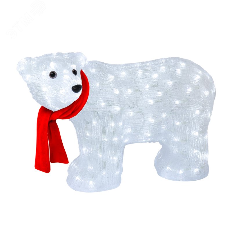 Изображение товара Акриловая светодиодная фигура Мишка 60 см с 200 диодами IP65 для улицы и помещения