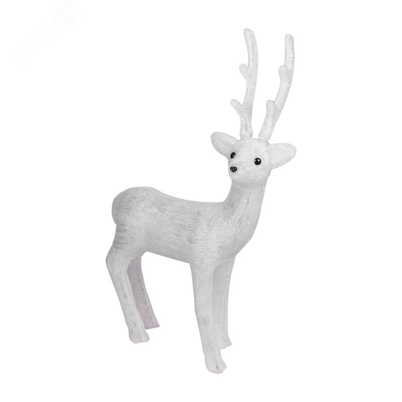 Изображение товара Акриловая светодиодная фигура Снежный олень 100 см с трансформатором