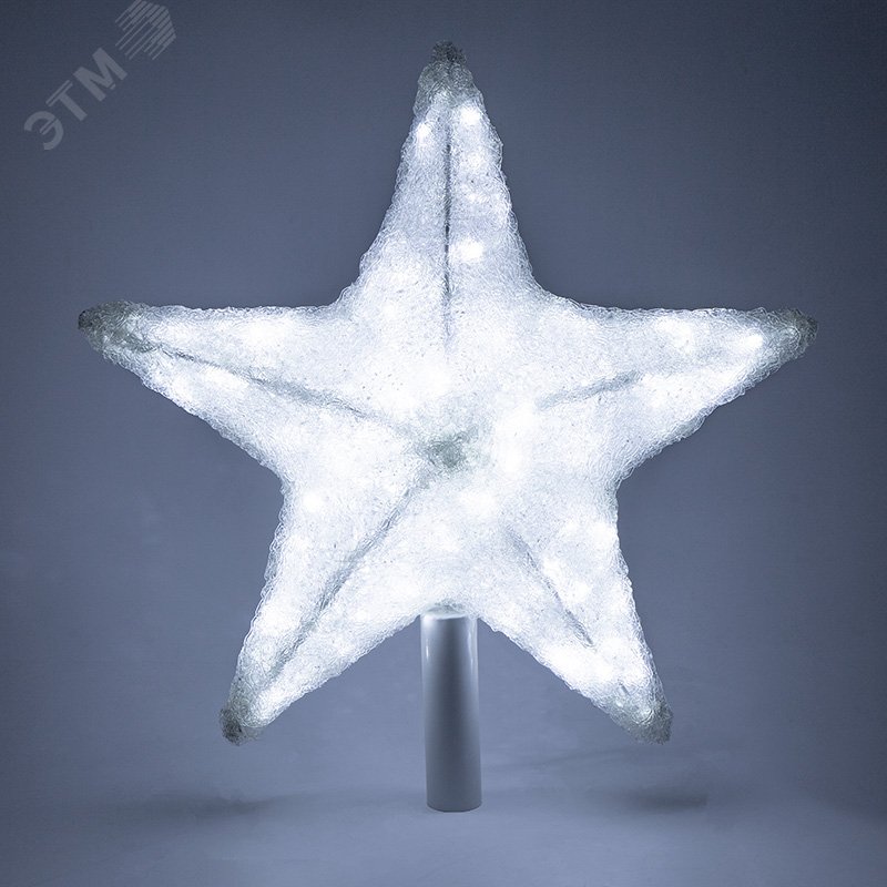 Изображение товара Акриловая светодиодная фигура Звезда 50 см с подвесом для новогодних украшений