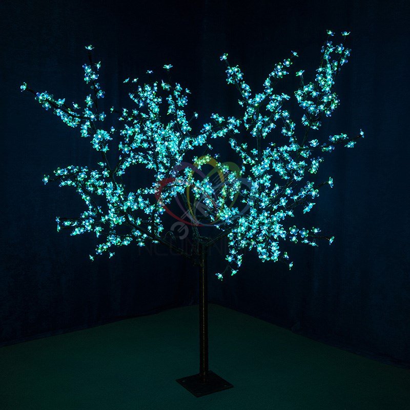 Дерево светодиодное Сакура, высота 1,5 м, крона 1,4 м, RGB светодиоды, контроллер, IP65, понижающий трансформатор в комплекте 531-109 Neon-Night