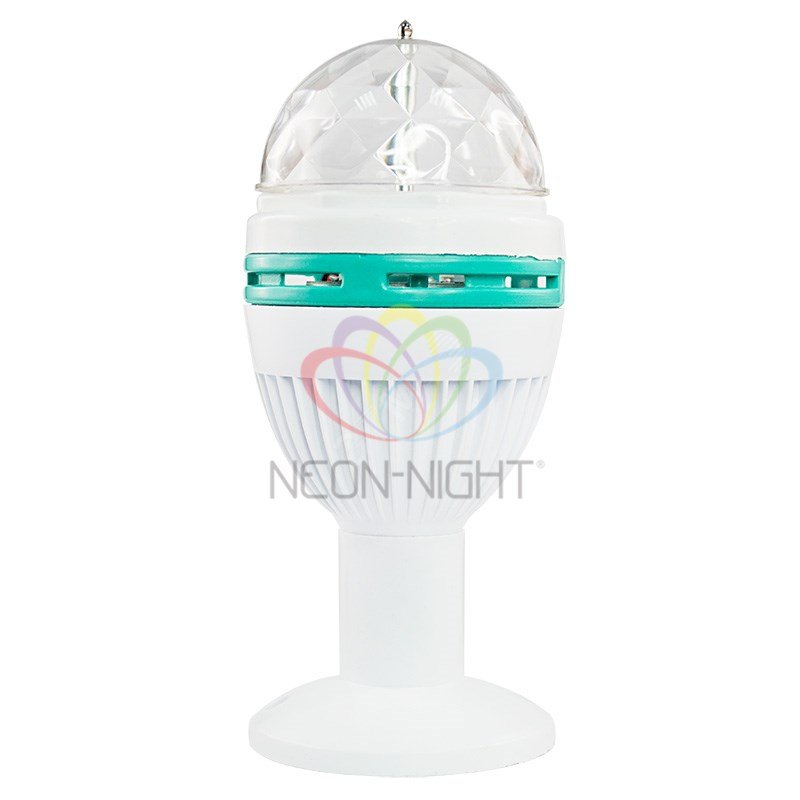 Диско-лампа светодиодная e27, подставка с цоколем e27 в комплекте, 230 В 601-251 Neon-Night