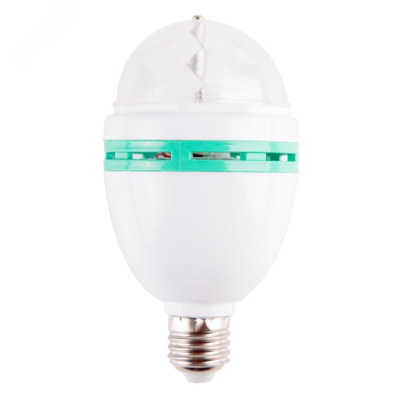 Изображение товара Диско-лампа светодиодная E27 с RGB подсветкой