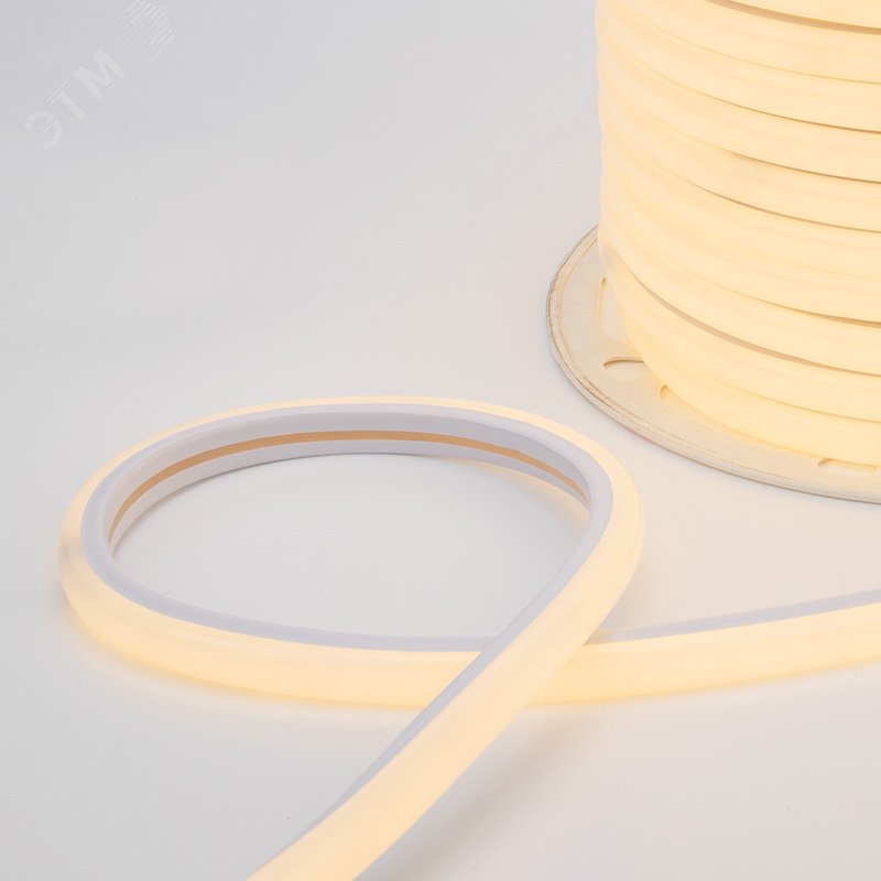 Изображение товара Гибкий LED неон SMD форма D теплый белый 144 LED/м 50 м внешний IP65