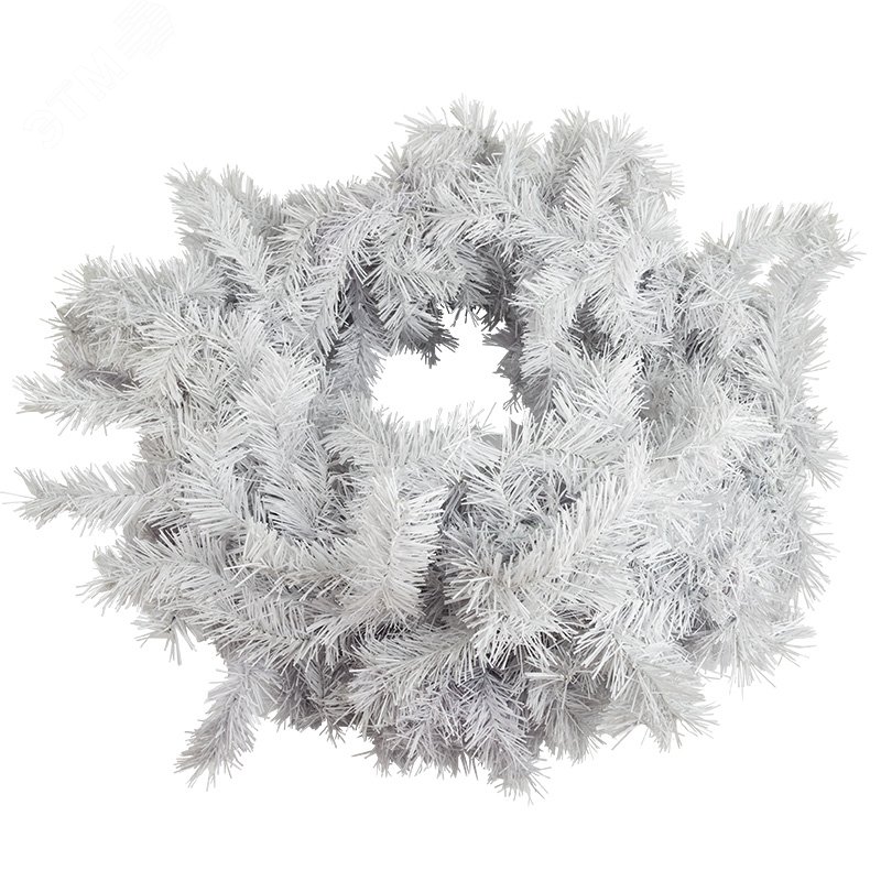 Изображение товара Белоснежный еловый новогодний шлейф длиной 2 7 метра от Neon-Night