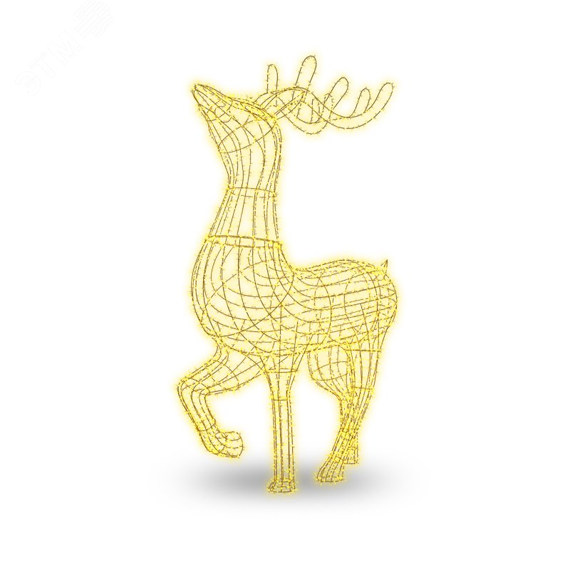 Изображение товара Объемная световая фигура северный олень 300х200 см 3000 LED IP65 уличное освещение